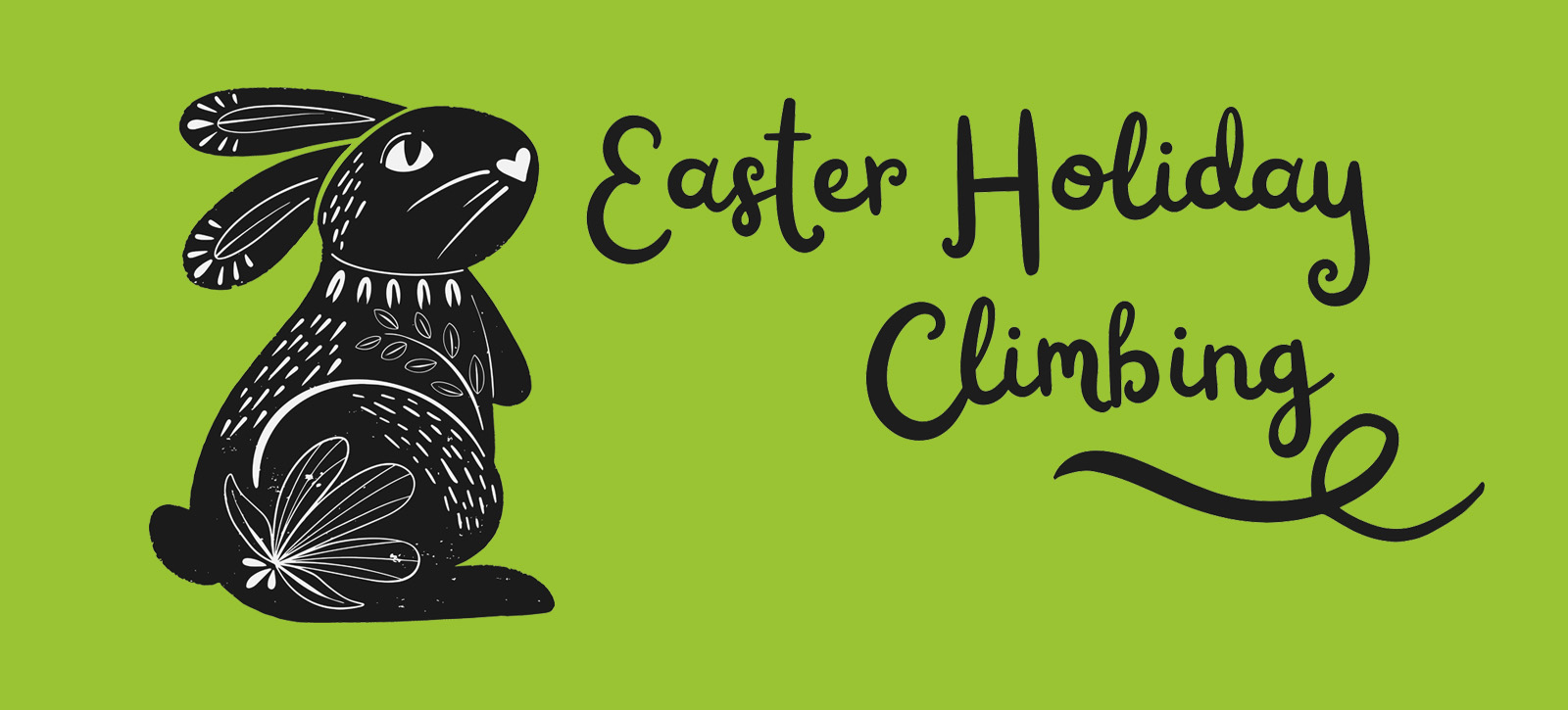 Easter Holiday Climbing graphic