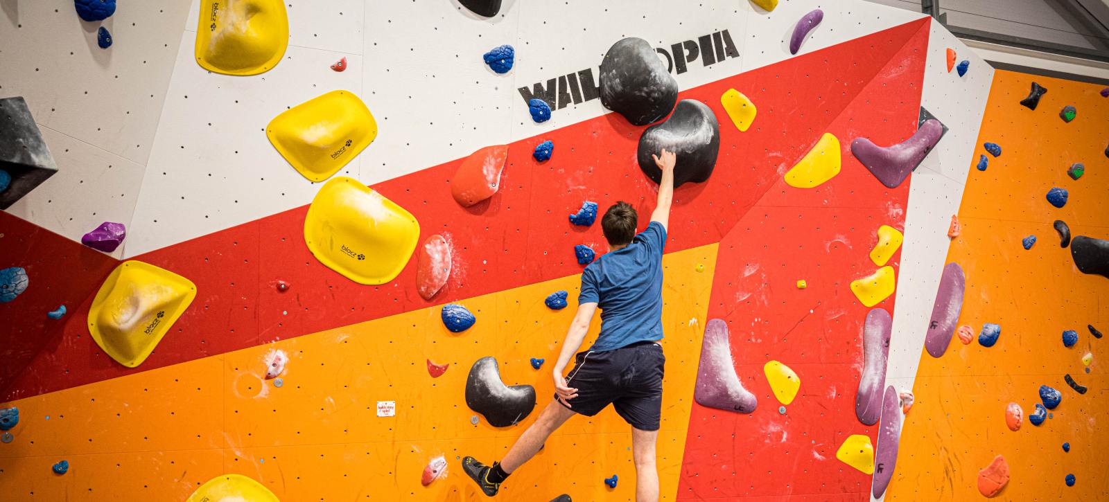 Man climbing at The Arc
