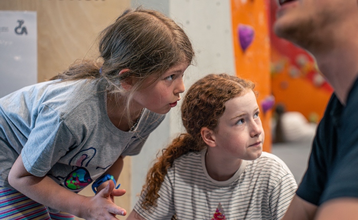 Kids climbing in The Prop Store
